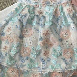 Chic wish floral skirt size large